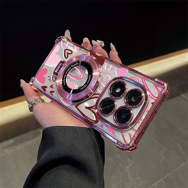 Vivo Y28 - Modern Romance Hearts Design Case For