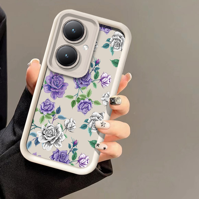Vivo Y28 - Flower Painting Phone Case For Vivo
