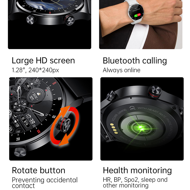 ECG+PPG Bluetooth Call Smart W - đánh giá và giá Smartwatch Faces
