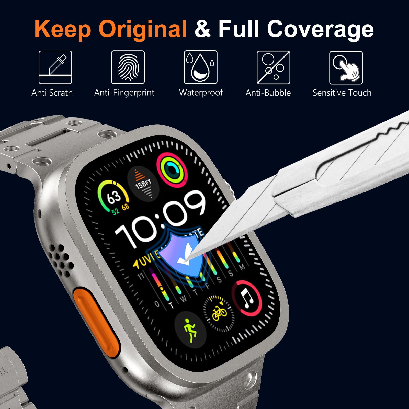 Tempered Glass for Apple Watch - đánh giá và giá Smartwatch Watch Accessories For Women