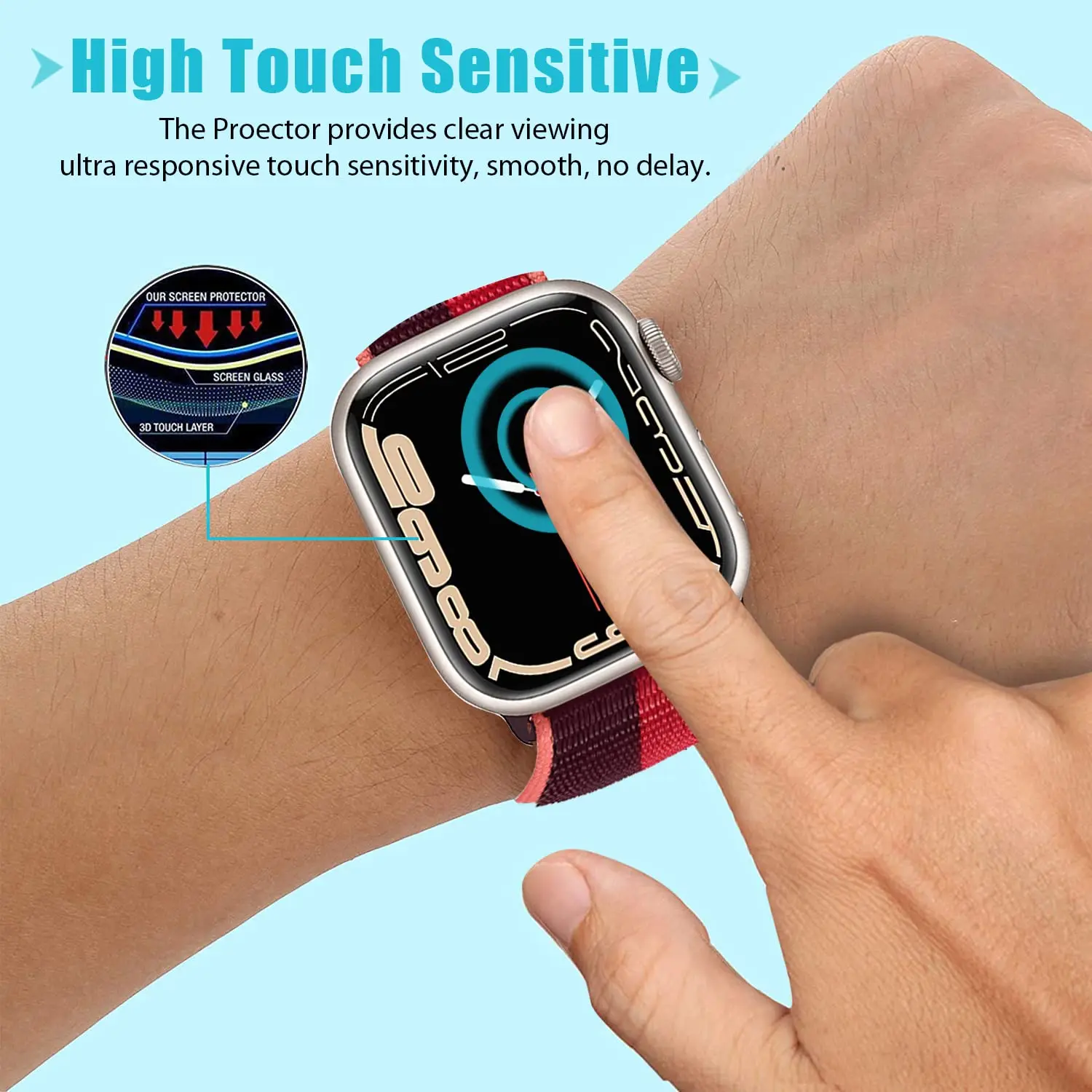 3D Tempered Glass For Apple Wa - đánh giá và giá Apple Smartwatch Accessories