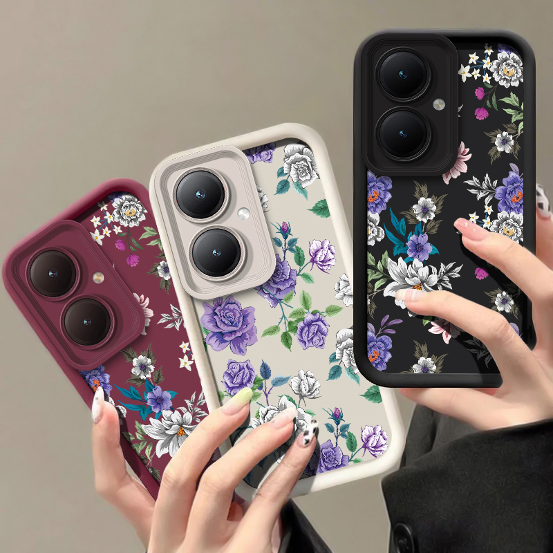 Flower Painting Phone Case For - đánh giá và giá Vivo Y28