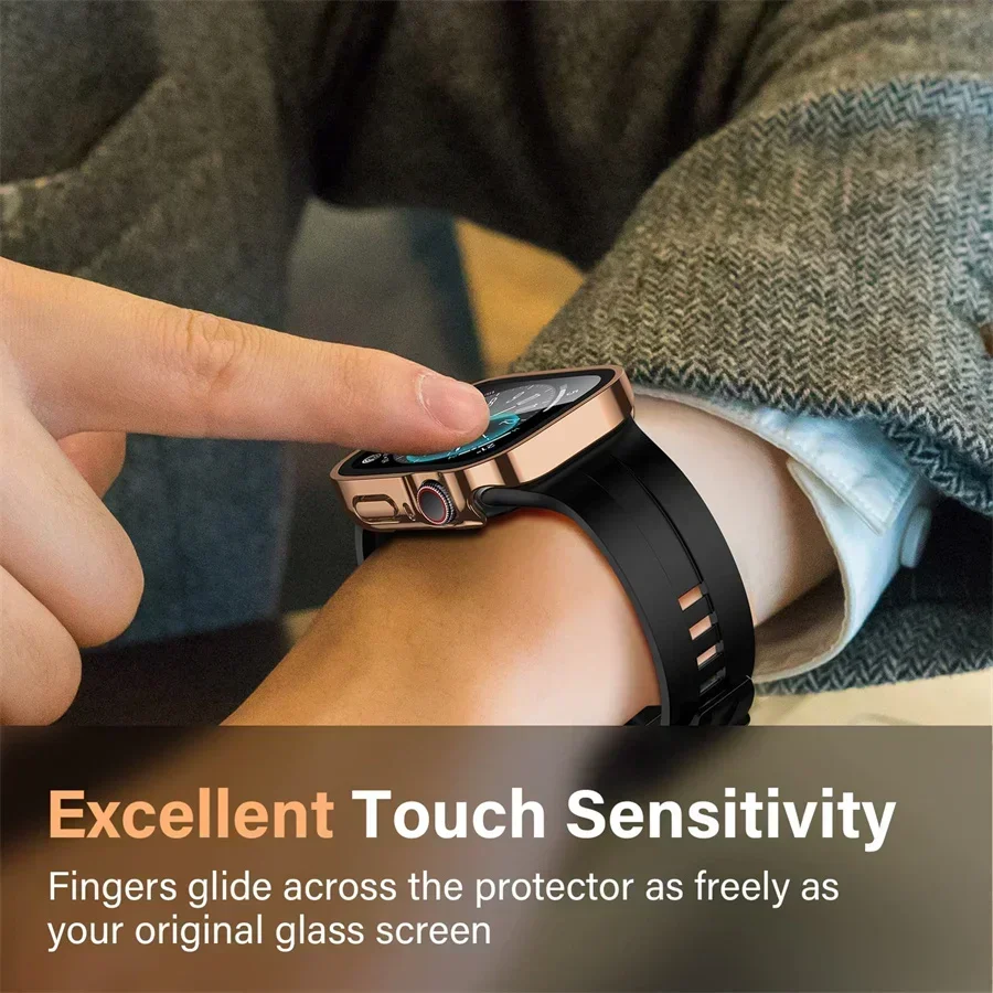 Glass+cover For Apple Watch ca - đánh giá và giá Smartwatch Watch Accessories For Women
