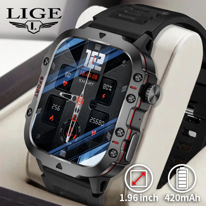 LIGE Outdoor Smart Watch Men 2 - đánh giá và giá Smartwatch Faces