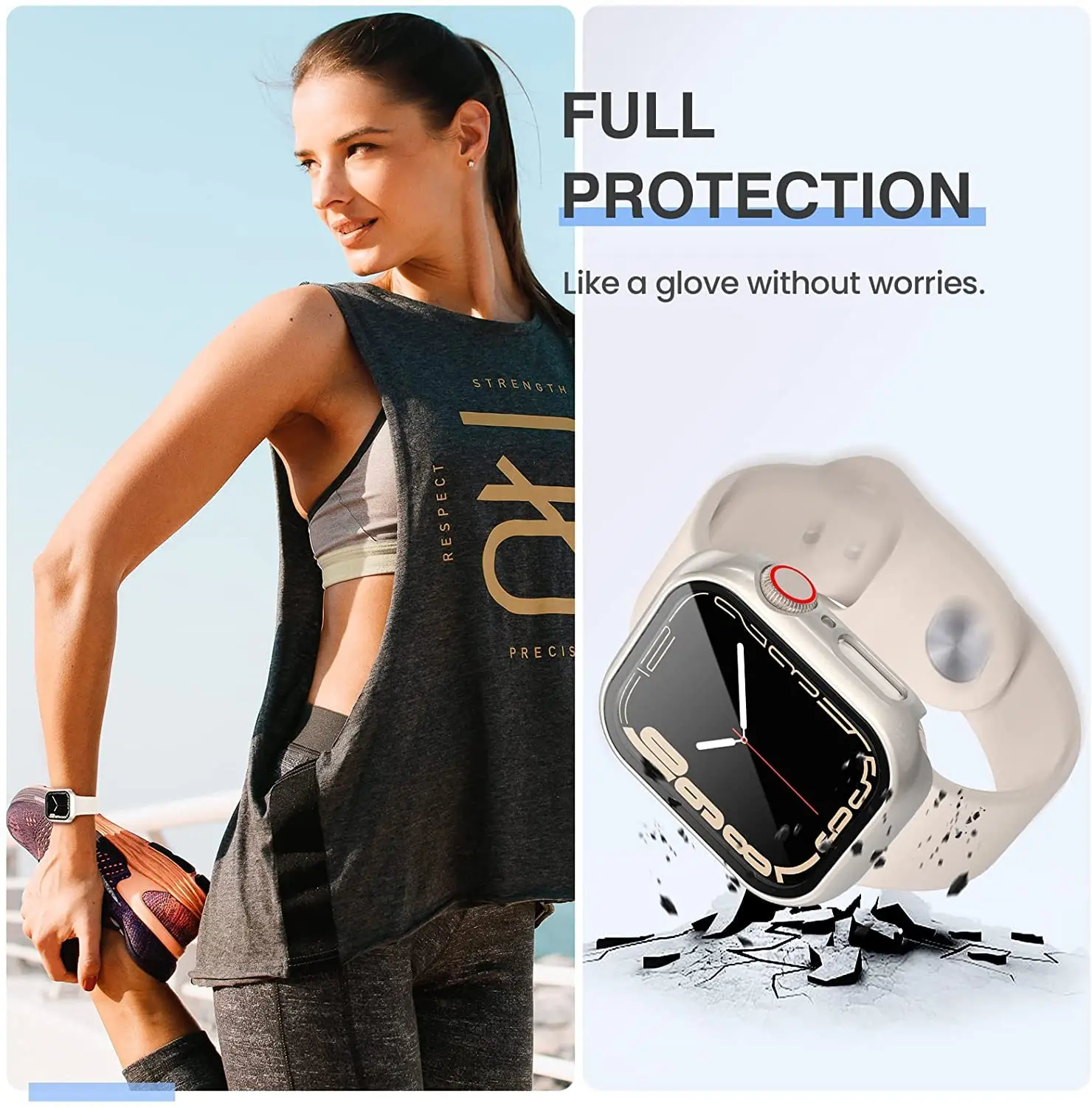 3 Pack Tempered Glass Cover fo - đánh giá và giá Apple Smartwatch Accessories